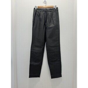 VTG 90s Y2K Diversity High Waisted Pleated Leather Pants Trouser 6 Dark Academia
